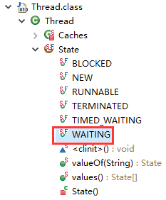 java Thread.State WAITING 状态