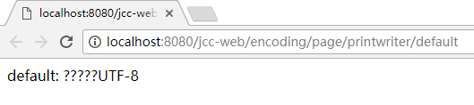 printwriter default vs charset.defaultcharset 响应